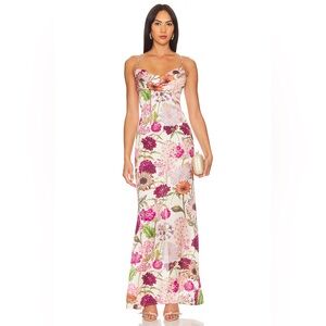 Katie May Tara Gown in Pink Daisy